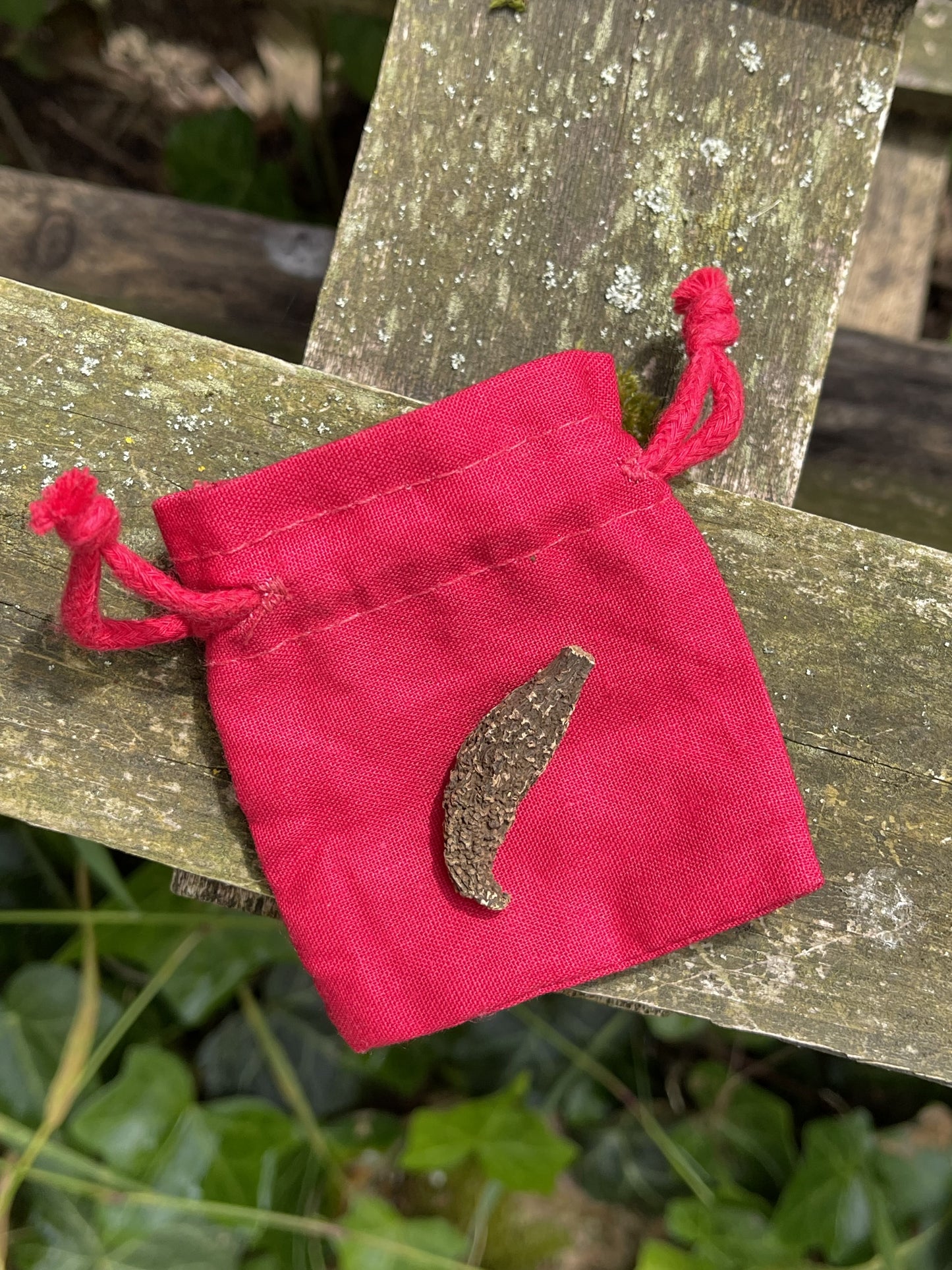 Amulette racine « High John le conquérant » (réussite, prospérité, protection…)