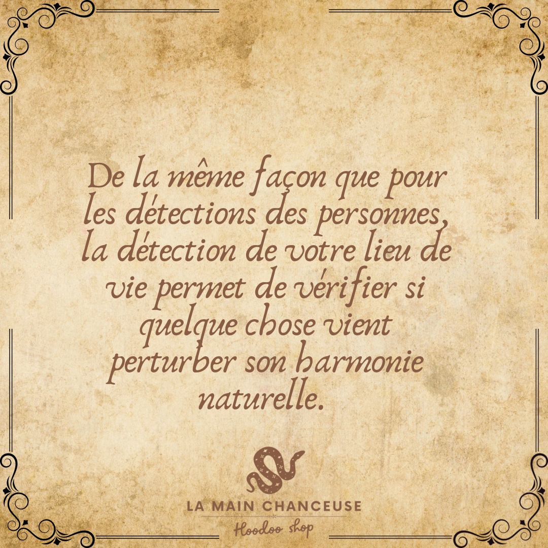 Détection maison ( esprits, entités, energies négatives…)
