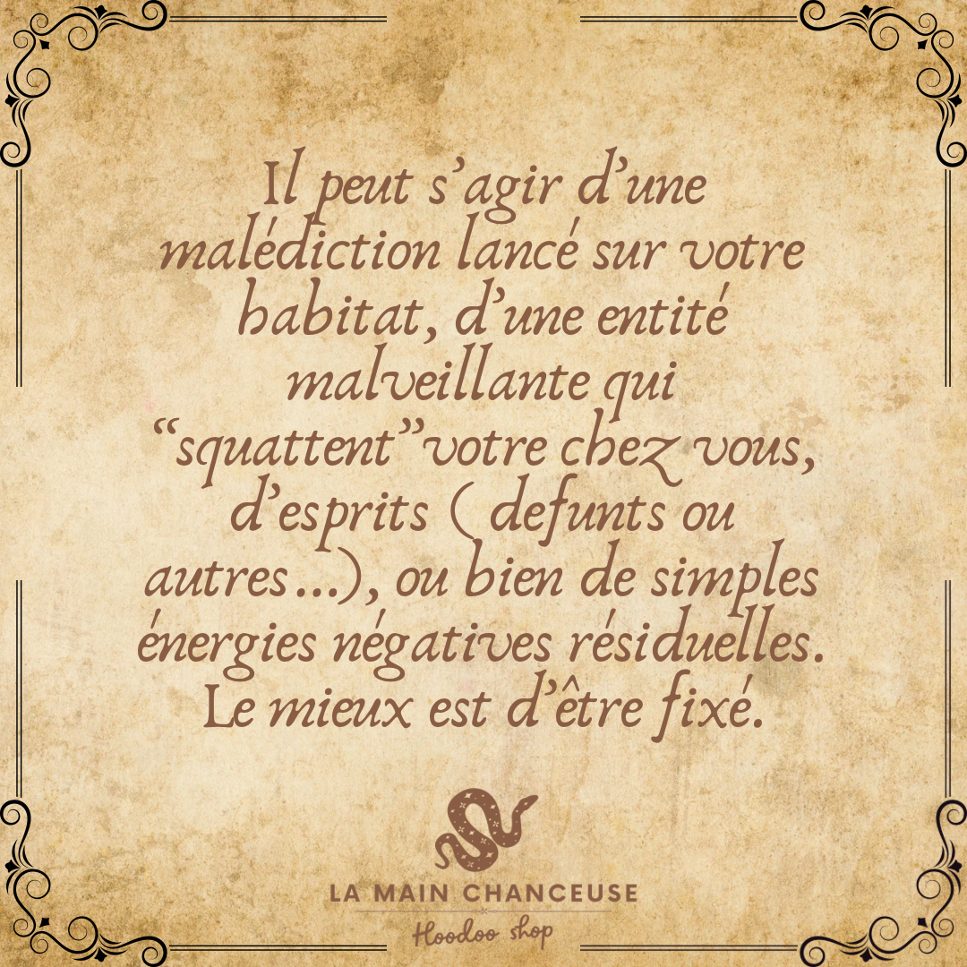Détection maison ( esprits, entités, energies négatives…)